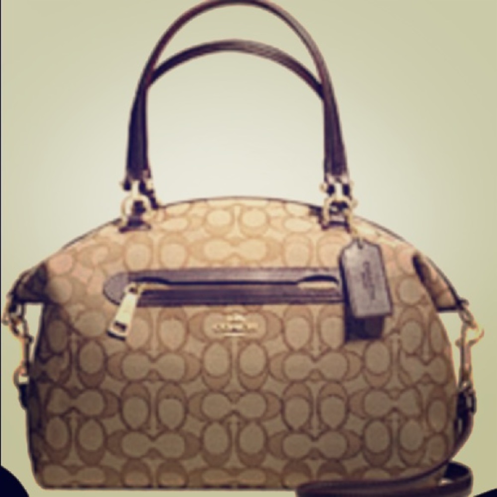 Coach Women’s signature prairie satchel